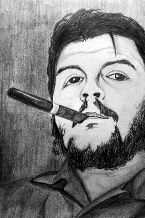 Che guevara sketch drawing