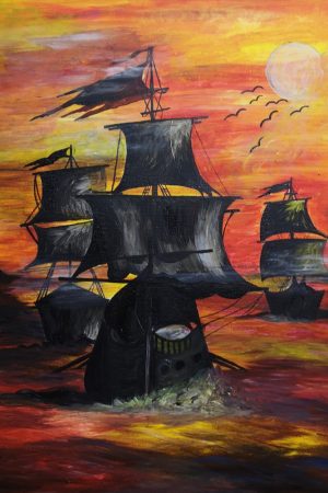 Pirates Ships - Panting